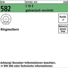 Diverse Byggematerialer Diverse M 8 FZB Øjemøtrik DIN 582 C15E