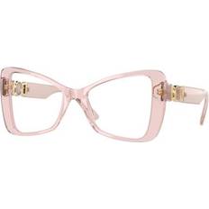 Versace Pink Glasses & Reading Glasses Versace VE3312 5339 Transparent Pink 51MM