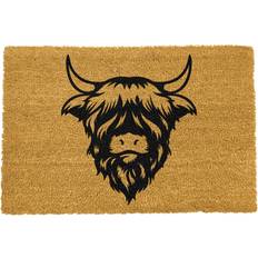 Carpets & Rugs Natur Pur Southport Highland Cow Kitchen Mat Yellow