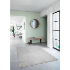 Synthetic Carpets Three Posts Bacall Flatweave Grey