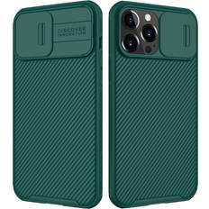 Nillkin Mobile Phone Accessories Nillkin Nillkin for iPhone 13 Pro Max Case with Slide Camera Cover, CamShield Pro Shockproof Protective Bumper Hard PC Back and Soft Silicone Edge for iPhone 13 Pro Max 6.7 inch 2021 Green