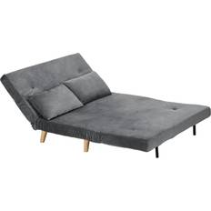 Homcom Bäddsoffa 2-Sits Med Kuddar 130 x 78 x 79 cm Soffa