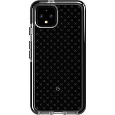 Mobile Phone Accessories Tech21 tech21 Evo Check Phone Case for Google Pixel 4 XL Smokey/Black Antimicrobial BioShield with 12ft Drop Protection, Model:T21-7393