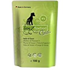 dogz finefood Hundmat våt nr 4 fasan