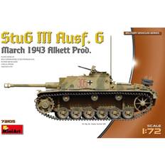 Scale Models & Model Kits Miniart German Assault Gun 3 March 1943 Plastic Model MA72105 1/72 No. Ausf.G