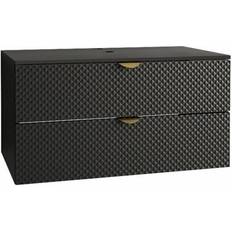 Mueble De Baño Colgado Para Lavabo Merced D101 Negro MDF 42 x 42 x 46 cm