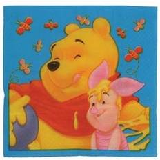 Texte et Lettres Serviettes en papier Winnie the Pooh Disposable Napkins (Pack of 20)