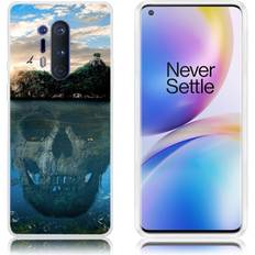 OnePlus Deco 8 Pro Skal Dödskalle reflektion