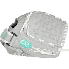 Rawlings Baseball Gloves & Mitts Rawlings Sure Catch 11" Youth Fastpitch Softball Glove Right Hand Throw Gray/Green