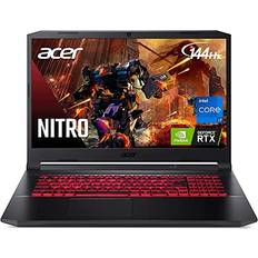 Acer 8 GB - Intel Core i7 Laptops Acer Nitro 5 Gaming Laptop, 15.6 Inch FHD 144 Hz Display, Intel Core i7-11800H, NVIDIA GeForce RTX 3050 Ti, 8GB DDR4, 512GB SSD, Wi-Fi 6, Backlit Keyboard, Windows 11 Home, Bundle with JAWFOAL