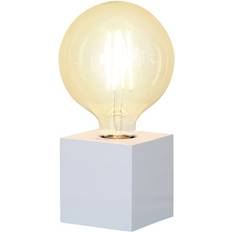 Star Trading Kub White/Wood Bordlampe 9cm