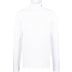 Sergio Tacchini Logo-embroidered Roll-neck Jumper - White