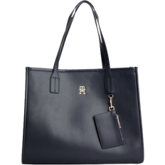 Tommy Hilfiger Väskor Tommy Hilfiger City Monogram Plaque Tote Bag - Blue