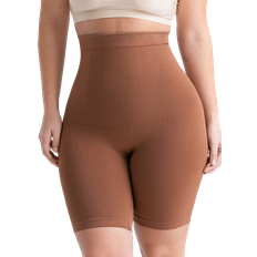 Essentials All Day Every Day High Waisted Shaper Shorts - Latte