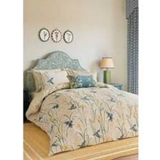 Sanderson Kingfisher & Iris Percale Thread Count Duvet Cover Multicolour