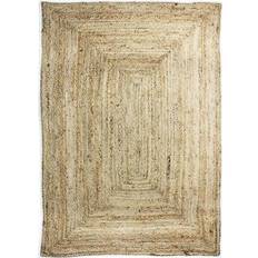 Jute Tapis Tapis Deco Jute 120x170 cm - Blanc Beige