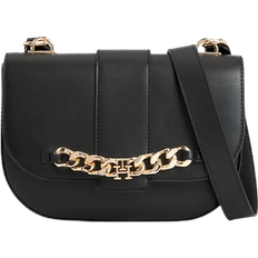 Tommy Hilfiger Skuldertasker Tommy Hilfiger Chain On Flap Crossbody Bag - Black