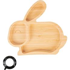 Baby Care Tiny Dining Bamboo Suction Plate Rolo the Rabbit