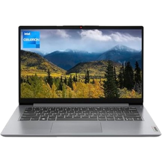 Lenovo Ideapad Laptop (2023) Business Student, 14" HD Screen, Intel Celeron N4020 Processor, 4GB RAM, 128GB (64GB eMMC+ 64GB SD), WiFi 6, Bluetooth, Webcam, Long Hour Battery, Win 11S+MarxsolAccessory