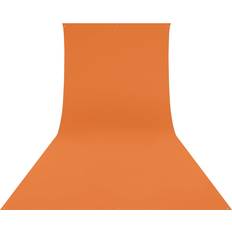 Westcott Wrinkle-Resistant Backdrop Tiger Orange 9x20ft