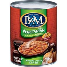 Vegetarian Canned Food B&M Vegetarian Baked Beans 454g 12pack