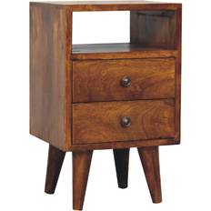 Union Rustic Botkins Solid Wood Bedside Table