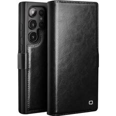 Covers samsung galaxy s24 ultra Qialino Samsung Galaxy S24 Ultra Classic Læderpung Sort