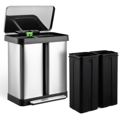 Garvee 19 Gallon Stainless Steel Dual Trash Can