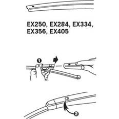 Wiper Equipment TRICO Wischerblätter TR EX356
