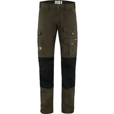 Vaellus - Vihreä Housut Fjällräven Men's Vidda Pro Trousers - Dark Olive/Black