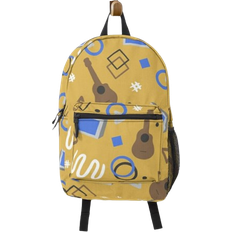 Famgem Wilbur Soot Inspired Arcade Carpet Design School Bag - Yellow