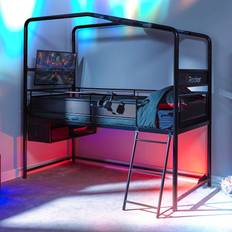 120cm Bunk Beds X-Rocker Contra Mid Sleeper Gaming Bunk Bed 120.2x198.2cm