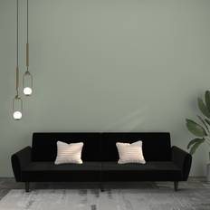 vidaXL 2-Seater Bed Velvet 86.6 x 33.3 x 27.2 in Sofa 2 Seater