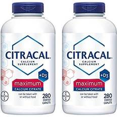 Vitamins & Supplements Citracal Citracal Calcium Citrate with Vitamin D3 2 Bottles, 280