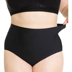 Shapermint Women Panties Shapermint Truekind Seamless Stretch Mid Waist Brief - Black