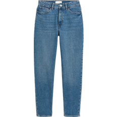 Slim-fit Jeans H&M Slim Mom High Ankle Jeans - Denim Blue