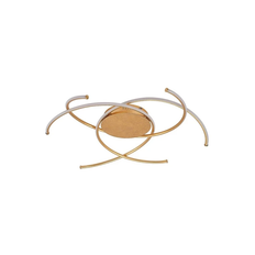 Lindby Yareli Gold Ceiling Flush Light ∅ 70cm
