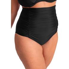 Essentials High Waisted Control Bikini Bottom - Black