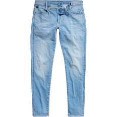 D-Staq 5-Pocket Slim Jeans - Light Indigo Aged