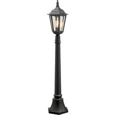 Glass Bollards Konstsmide Florence Matte Black Bollard 120cm