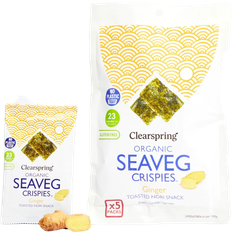 Clearspring Organic Seaveg Crispies Multipack Ginger 20g 5st 1pakk