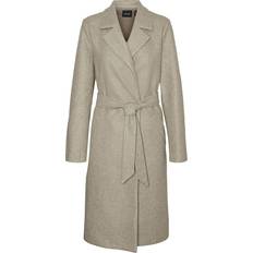 Vero Moda Fortuneaya Coat - Brown/Silver Mink