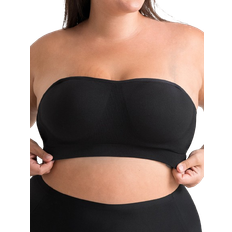 Shapermint Truekind Convertible Strapless Bandeau Bra - Black