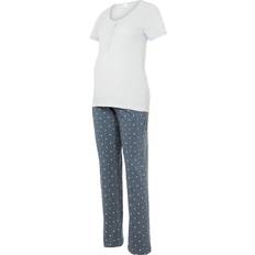 Maternity Night Set Grey/Gray Dawn (20016186)