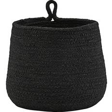 Suspendu Boîtes et Paniers House Doctor Aufbewahrungskorb Hang Aus Jute Panier 18cm 18cm