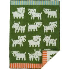 Klippan Yllefabrik Woolen Baby Blanket Voff