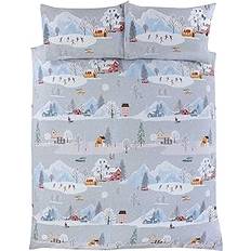 MCU Rapport Winter Town Single Duvet Cover Set Christmas 135x200cm