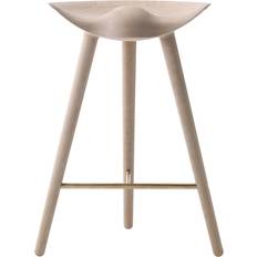 Audo Copenhagen ML42 Oak/Brass Bar Stool 69cm