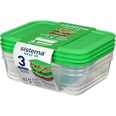 Sistema nest it Sistema Nest It Meal Prep Madkasse 3stk 1L