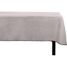 Algodón Manteles Vente-unique De Algodón Y Lino Con Borde Negro 170 x 170 cm - Gray Mantel Beige (170x170cm)